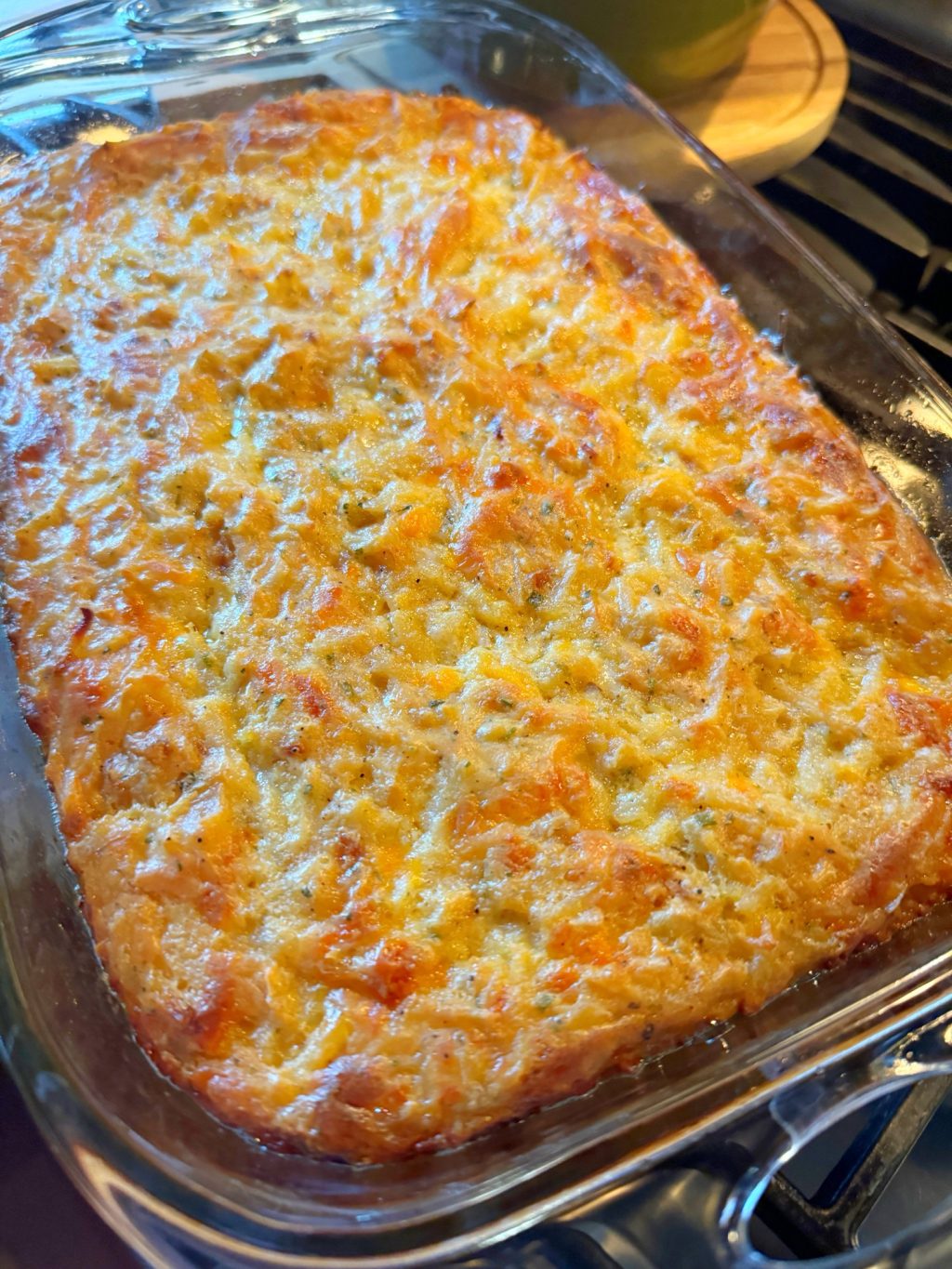 The finished Hash Brown Casserole