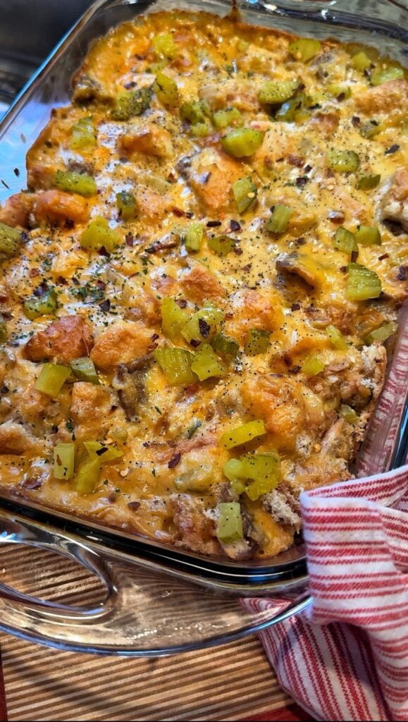 Cheeseburger Slider Casserole