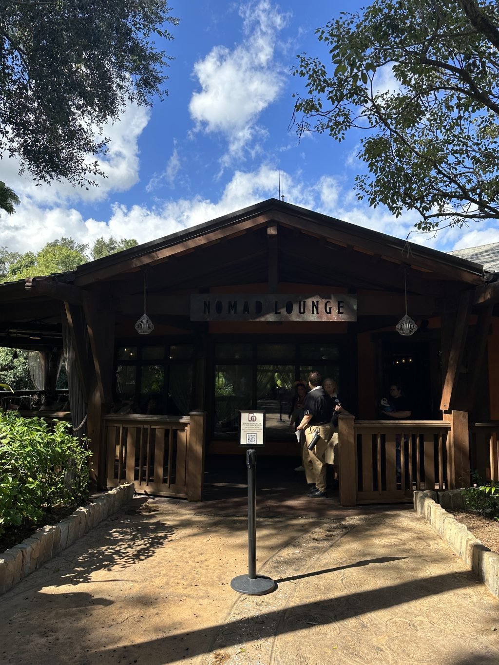 The exterior of the Nomad Lounge
