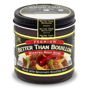 A jar of Better Than Bouillon beef base