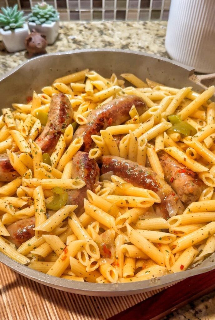 Skillet Italian Sausage and Penne