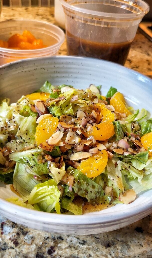 Mandarin Orange Salad with Poppy Seed Dressing