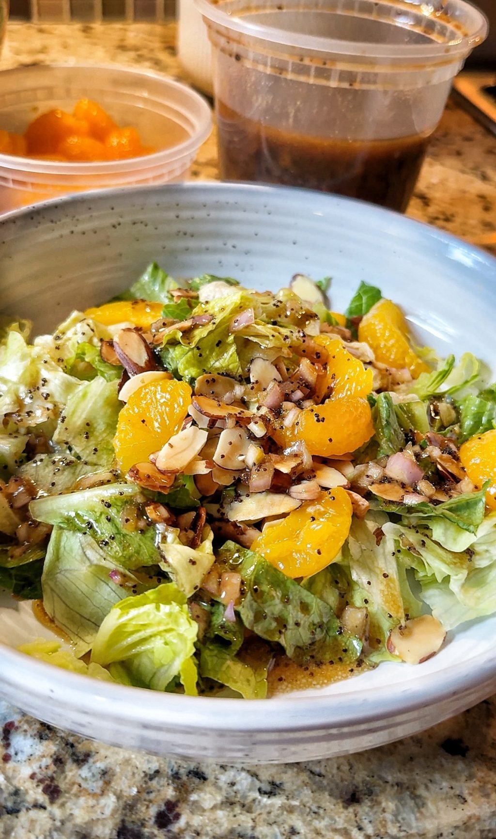Mandarin Orange Salad with Poppy Seed Dressing