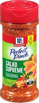 A Salad Supreme spice shaker