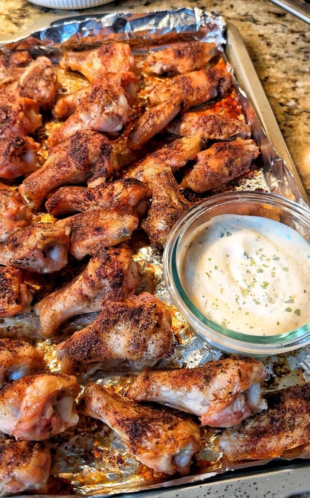 Crispy Oven Baked Chicken Wings Recipe