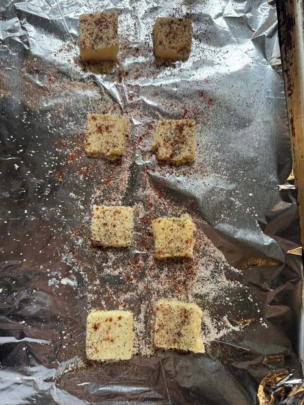 Seasoned butter pats