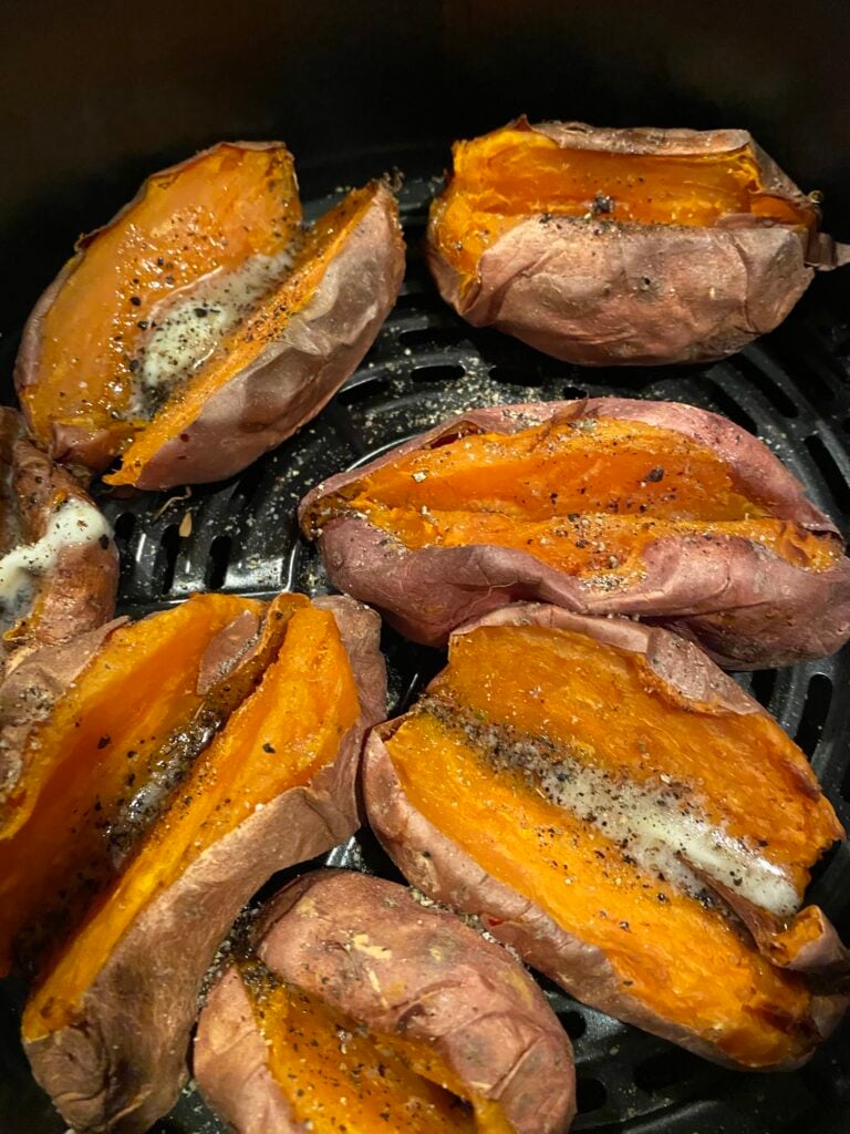 Sweet potatoes in the air fryer