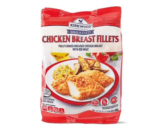 A bag of Aldo Chicken Breast Fillets