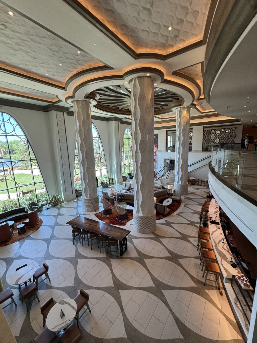 The lobby and bar at Coronado Springs