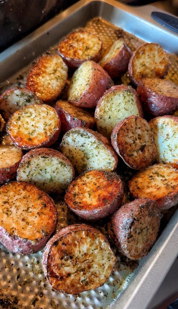 Butter roasted baby red potatoes