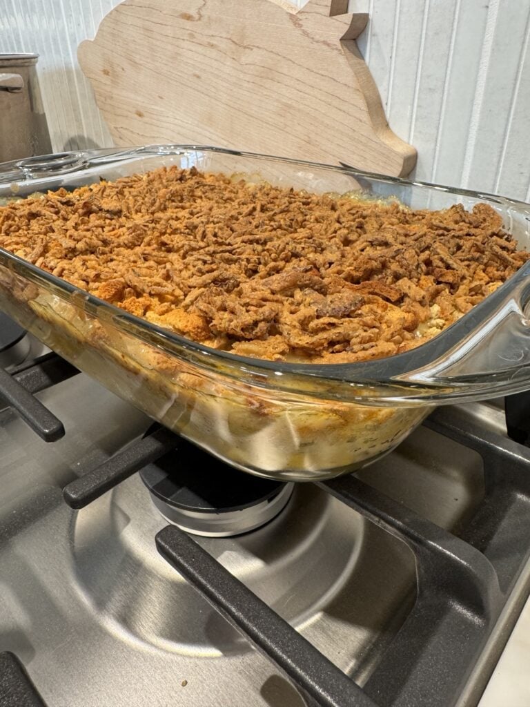 Chicken and Stuffing Casserole