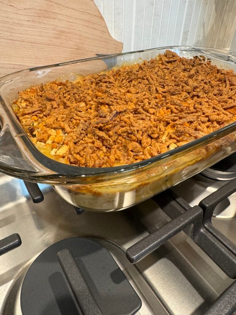 Chicken and Stuffing Casserole