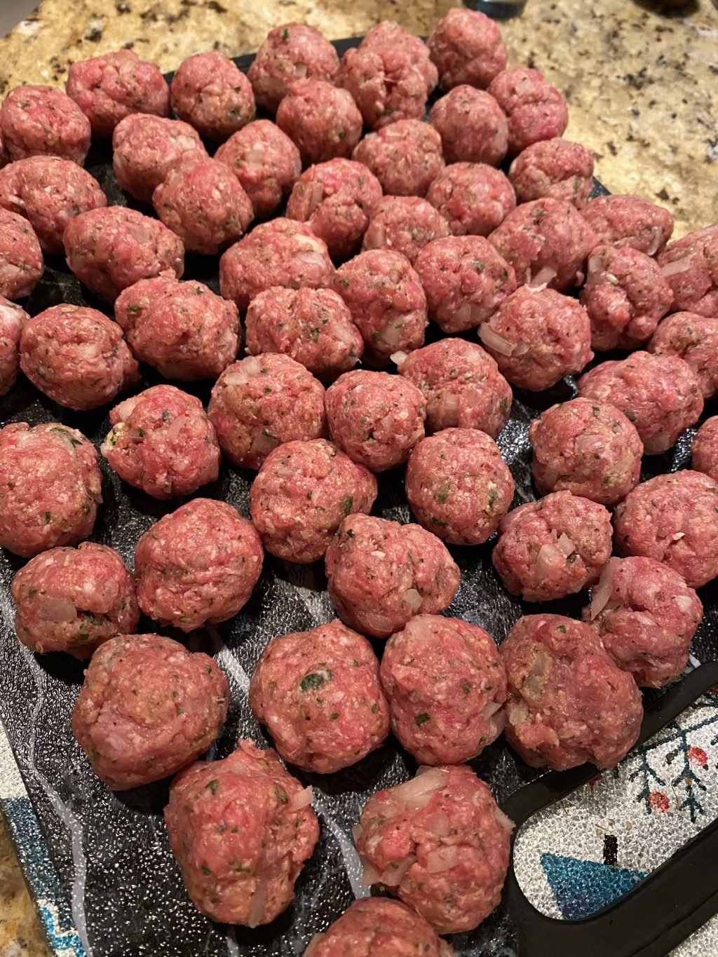 Raw meatballs