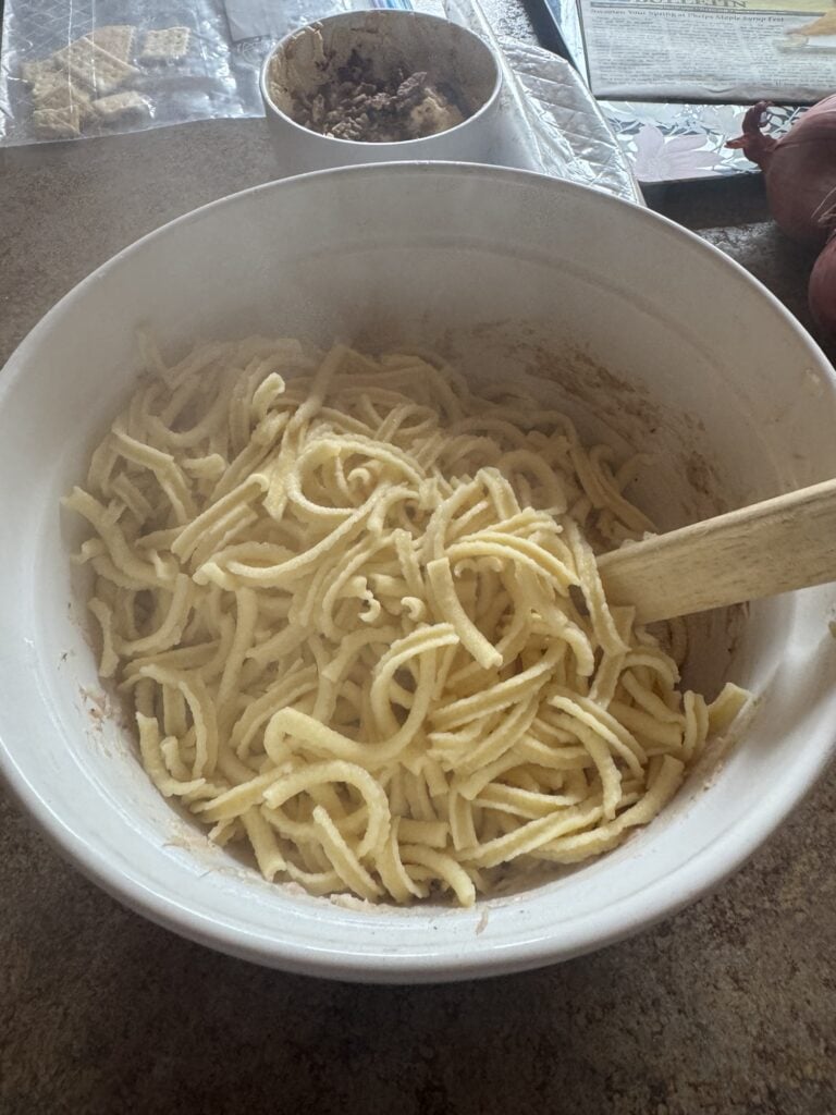 German egg noodles