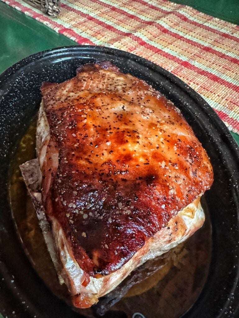 Maple glazed pork shoulder