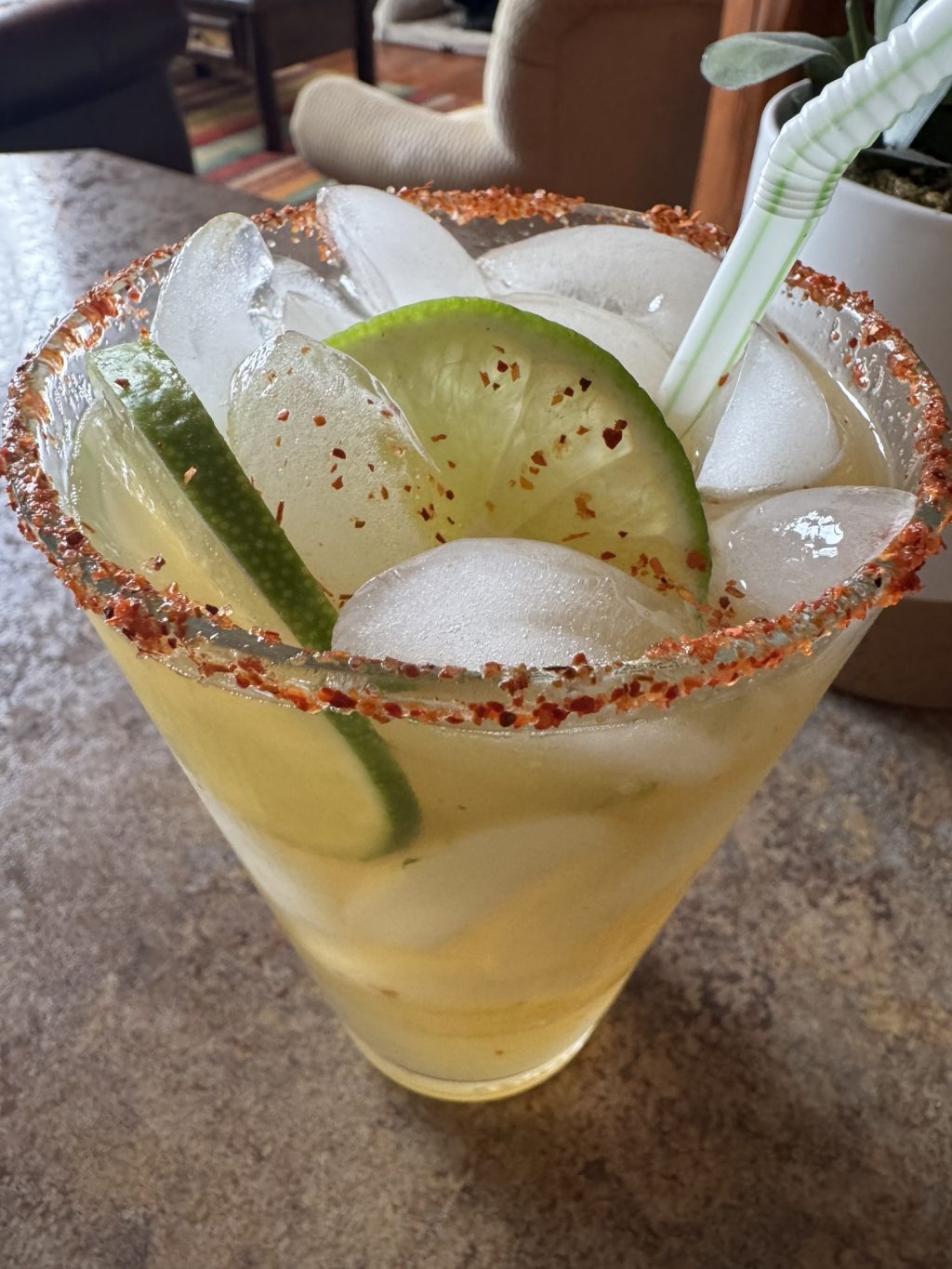 A close up of the margarita