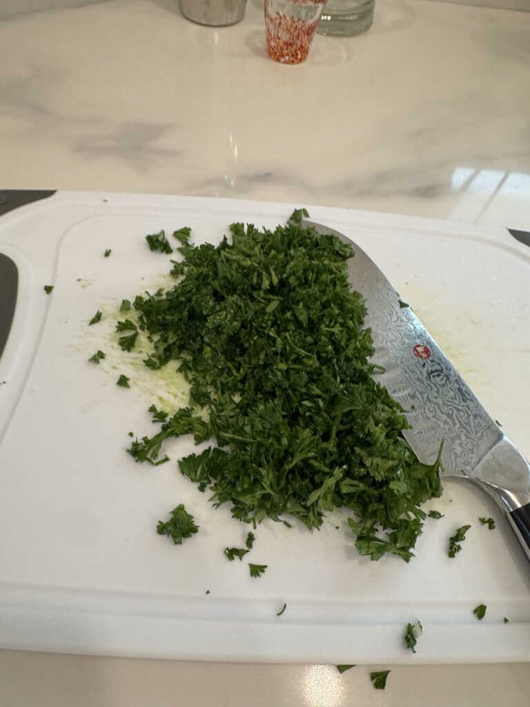 Chopped parsley
