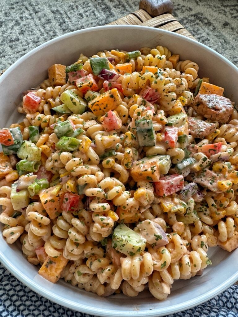 BBQ Chicken Pasta Salad