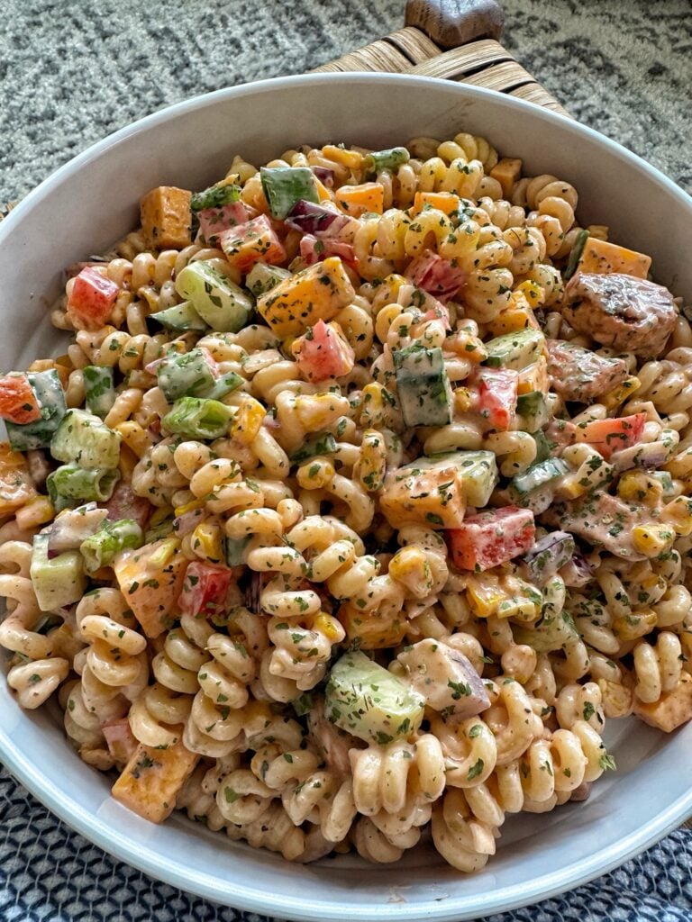 BBQ Chicken Pasta Salad