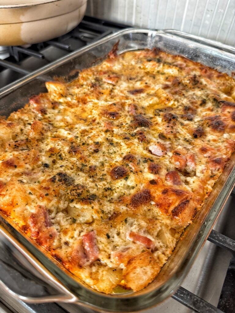 Ham and Potato Fondue Casserole