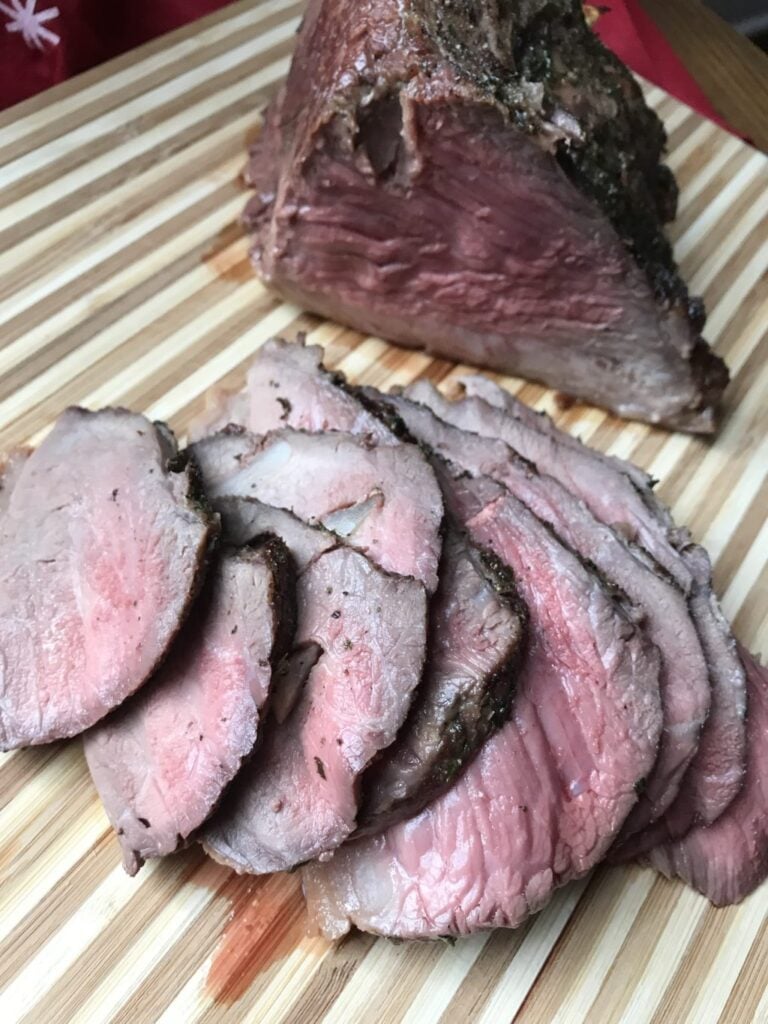 Slices of roast beef