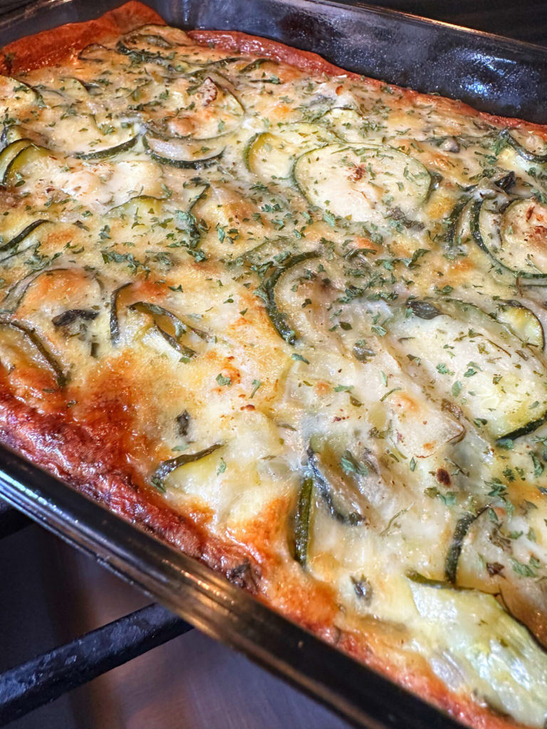Easy Cheesy Zucchini Bake