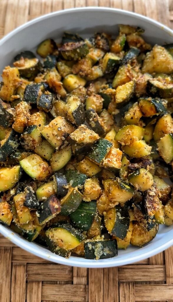 Lemon Pepper and Parmesan Zucchini 