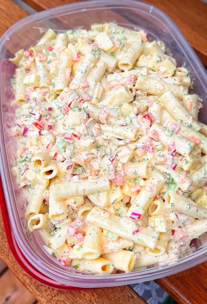 Cheddar Sour Cream Macaroni Salad