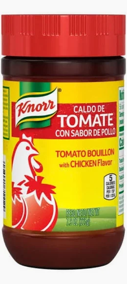 Tomato bouillon with chicken flavor